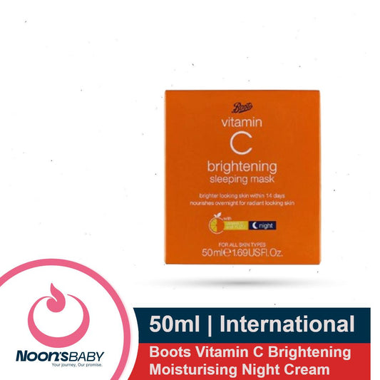 Boots Vitamin C Brightening Sleeping Mask Night Cream 50ml