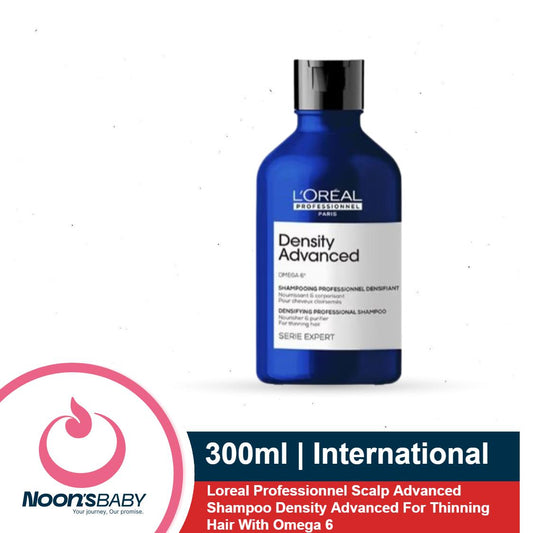 Loreal Professionnel Scalp Advanced Shampoo 300ml Density Advanced For Thinning Hair With Omega 6 (International)