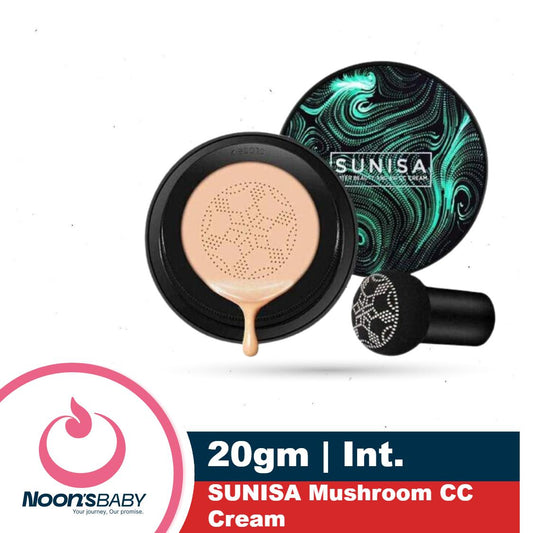 SUNISA Mushroom CC Cream 20g Liquid Head Make Up Air Cushion Moisturizing Foundation Air-permeable Natural Brightening Makeup