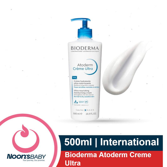 Bioderma Atoderm Creme Ultra 500ml Ultra-Nourishing Moisturizing Cream For Normal To Dry Sensitive Skin