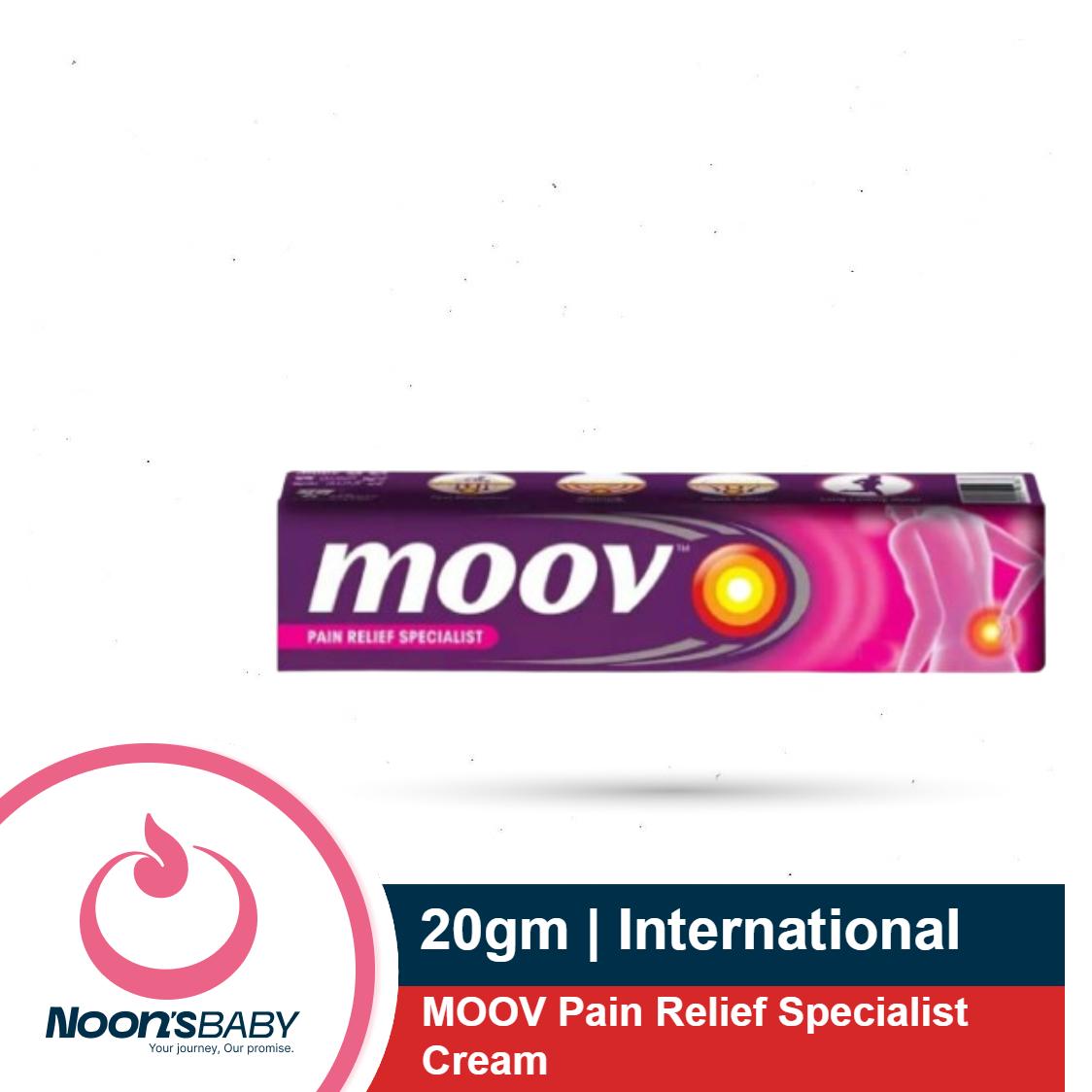 MOOV Pain Relief Specialist Cream 20G (Made in India)