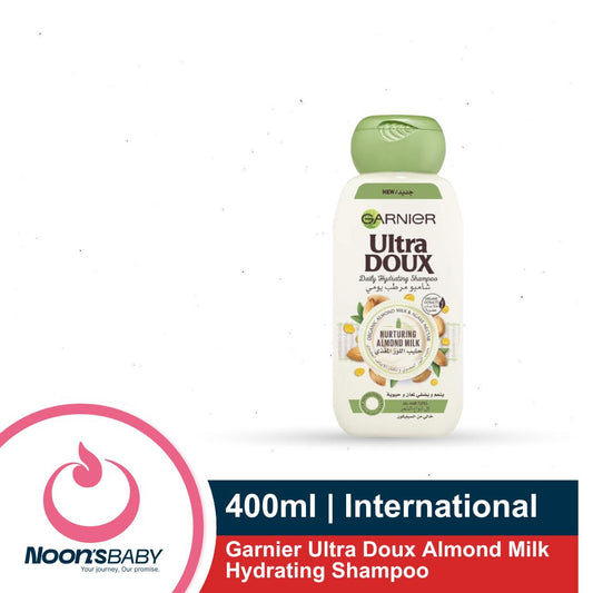 Garnier Ultra Doux Shampoo 400ml Almond Milk Hydrating Shampoo