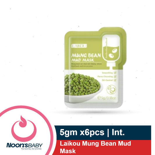 Laikou Mung Bean Mud Mask 5g x 6 Pack
