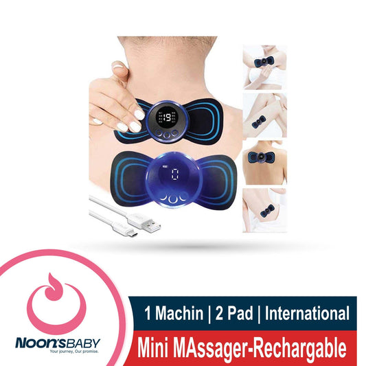 Mini Massager - Rechargeable Shoulder/ Neck/ Muscle/ Tendonitis/ Deep Tissue/ Back Massager with 2pcs Butterfly Pad