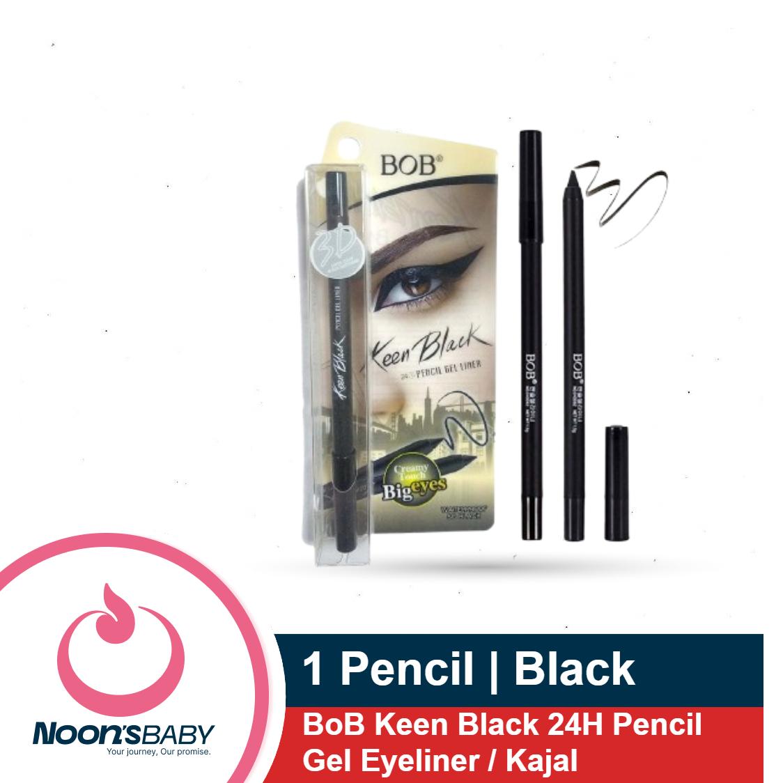 BoB Keen Black 24H Pencil Gel Eyeliner / Kajal