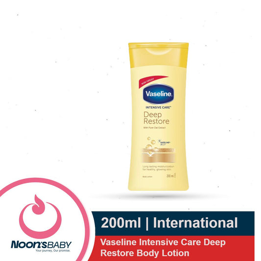 Vaseline Body Lotion 200ml Intensive Care Deep Restore with Pure Oat Extract