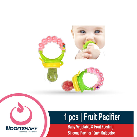 1pcs Baby Vegetable & Fruit Feeding Silicone Pacifier 10m+ Multicolor