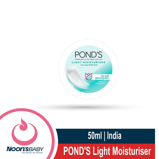 POND'S Light Moisturiser 50ml Non-Oily Fresh Feel For Soft Glowing Skin With Vitamin E & Glycerin