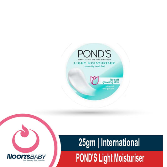 POND'S Light Moisturiser 25ml Non-Oily Fresh Feel For Soft Glowing Skin With Vitamin E & Glycerin