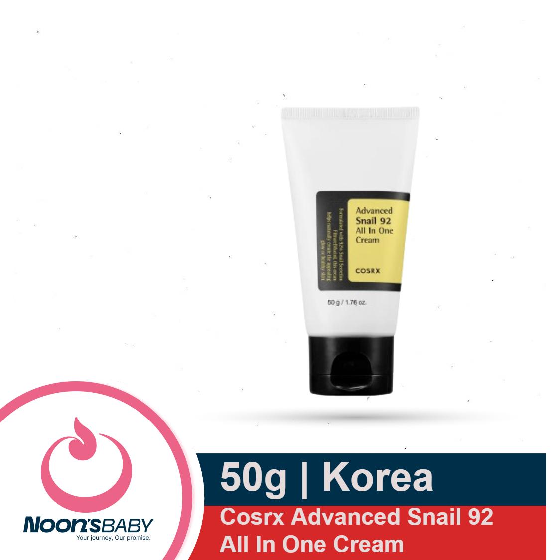 Cosrx Advanced Snail 92 All In One Cream Tube 50g | Korea