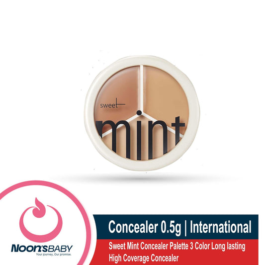 Sweet Mint Concealer Palette 3 Color Long lasting High Coverage Concealer