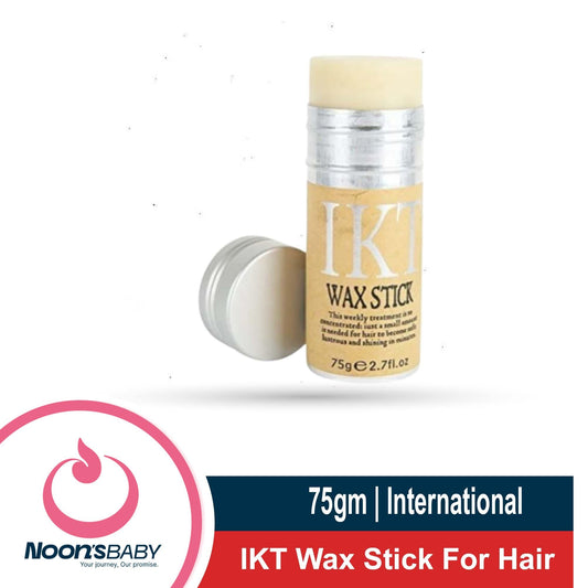IKT Hair Wax Stick 75g for Both Men & Women for Damaged Hair Frizz Control Long Lasting Time-saving Styling Solution for Unisex