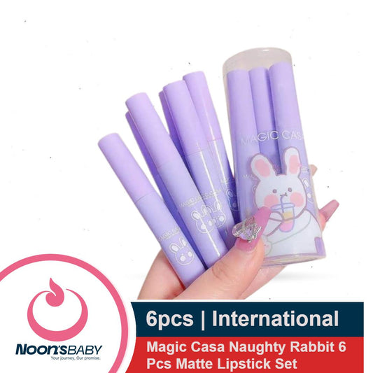 Magic Casa Naughty Rabbit 6 Pcs Matte Lipstick Set A/ Set B