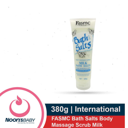 FASMC Bath Salts Body Massage Scrub - Milk - 380gm