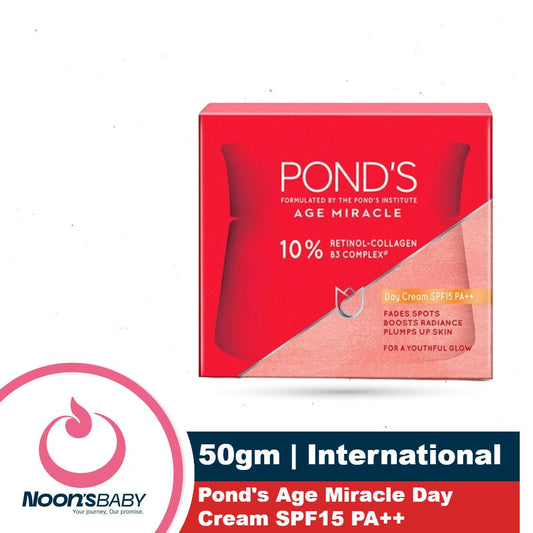Pond's Age Miracle Day Cream SPF15 PA++ 50g with 10% Retinol Collagen B3 Complex for Youthful Glow Cream