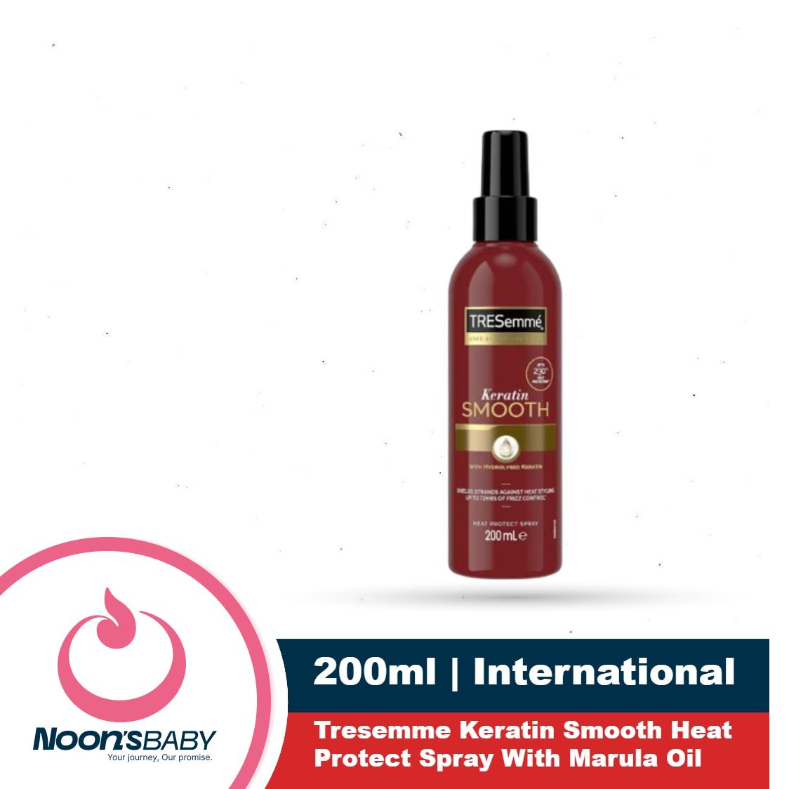 Tresemme Keratin Smooth Heat Protect Spray 200ml With Marula Oil