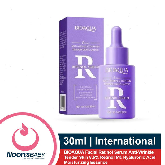 BIOAQUA Facial Retinol Serum 30ml Anti-Wrinkle Tender Skin 8.5% Retinol 5% Hyaluronic Acid Moisturizing Essence