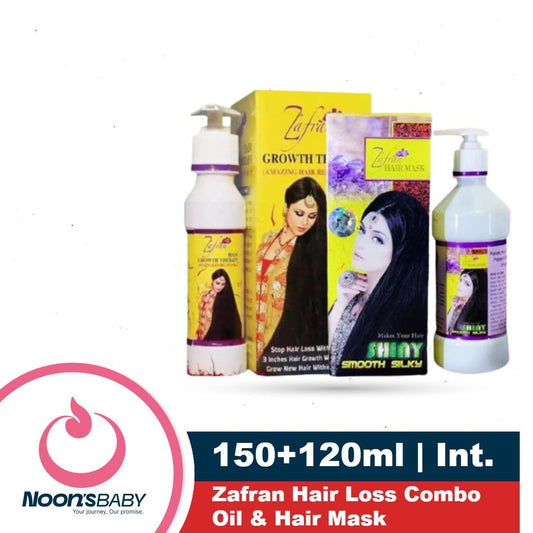 Zafran Hair Loss Combo - Zafran Hair Growth Therapy Oil 150ml & Zafran Hair Mask 120ml