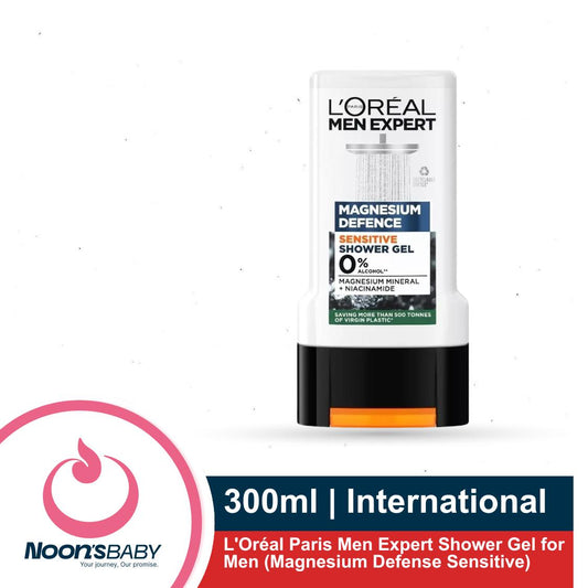 Loreal Paris Men Expert Shower Gel 300ml for Men Magnesium Defense | Made in France