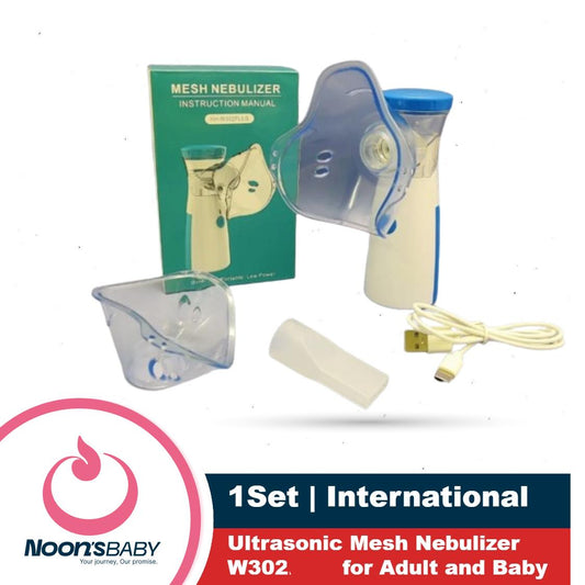 Ultrasonic Mesh Nebulizer W302 for Adult and Baby Mini Silent Steam Nasal Humidifier Inhaler Tools Nebulizer Asthma