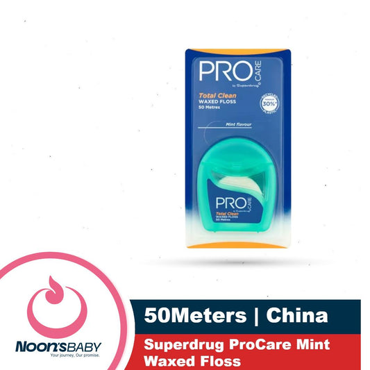 Superdrug ProCare Mint Waxed Floss 50meters