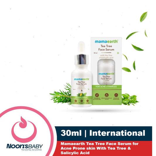Mamaearth Tea Tree Face Serum 30ml for Acne Prone skin With Tea Tree & Salicylic Acid For Acne & Pimples