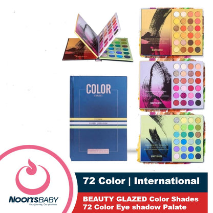 Beauty GLAZED Color Shades 72 Color Eye shadow Palate