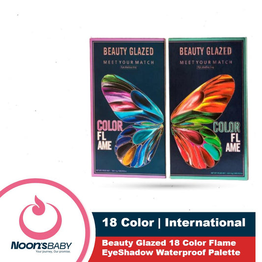 Beauty Glazed 18 Color Flame EyeShadow Waterproof Palette - Set-B110 & Set-B111