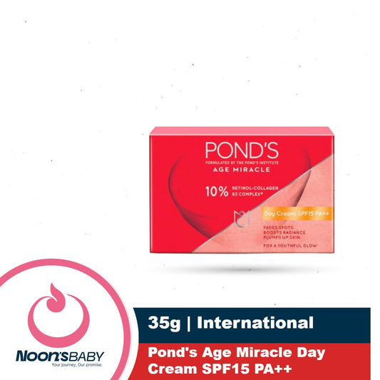 Pond's Age Miracle Day Cream SPF15 PA++ 35g with 10% Retinol Collagen B3 Complex for Youthful Glow Cream