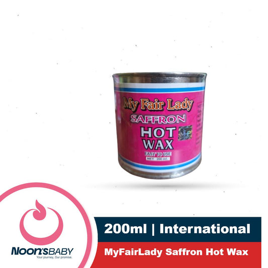 My Fair Lady Saffron Hot/ Cold Wax Easy To Use 200ml Body Hair Removal with 80pcs WAX Paper