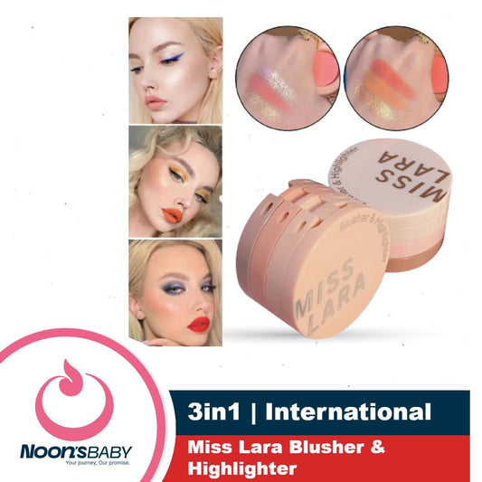 3in1 Miss Lara Blusher & Highlighter | Shade#1,2