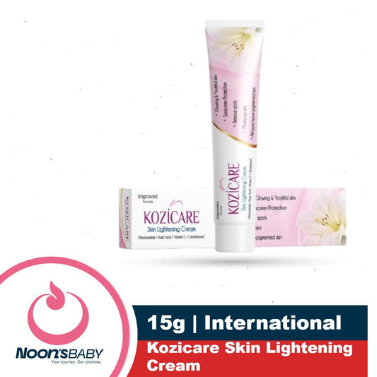 Kozicare Skin Lightening Non-Sticky Cream 15gm | Enriched with 3% Kojic Acid, 1% Alpha Arbutin, 1% Glutathione, 2% Niacinamide, 2% Vitamin C | Best for Melasma, Pigmentation, Dark/Age Spots, Uneven Skin Shade