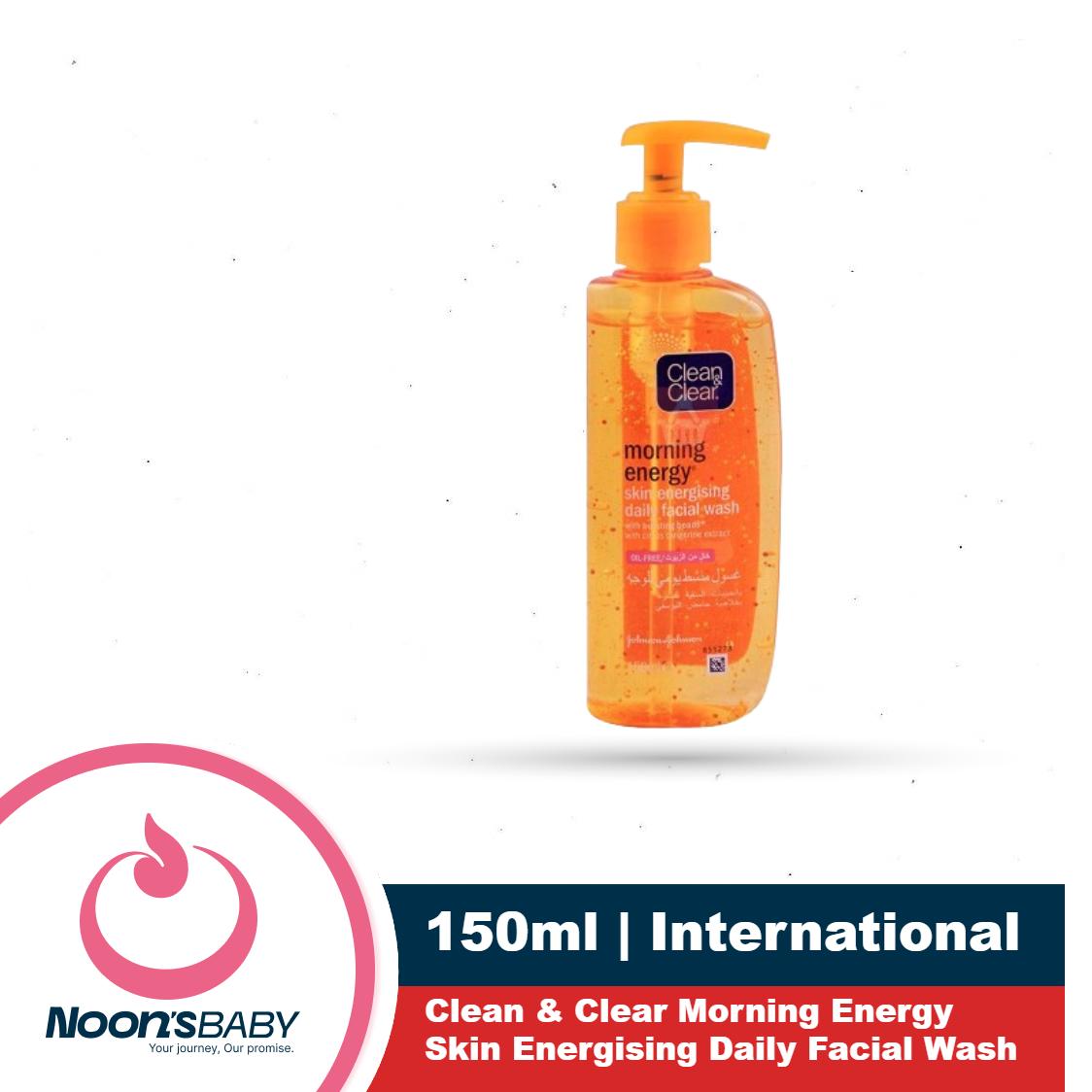 Clean & Clear Morning Energy Skin Energising Daily Facial Wash 150ml