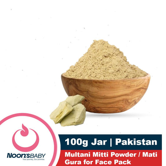 Nature Leaf - Multani Mati Gura / Multani Mitti Powder - 100gm Jar | Pakistan