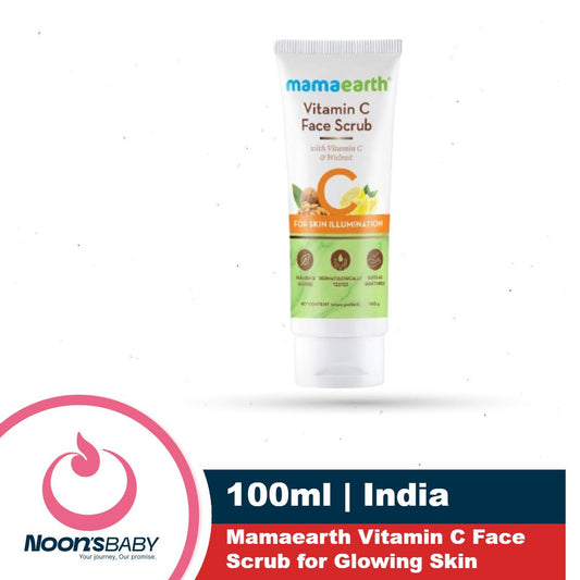 Mamaearth Vitamin C Face Scrub 100ml for Glowing Skin, With Vitamin C and Walnut For Skin Illumination | India