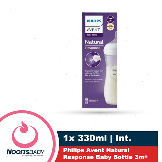 Philips Avent Feeder Natural Response Baby Bottle 3m+ 330ml Plastic Bottle