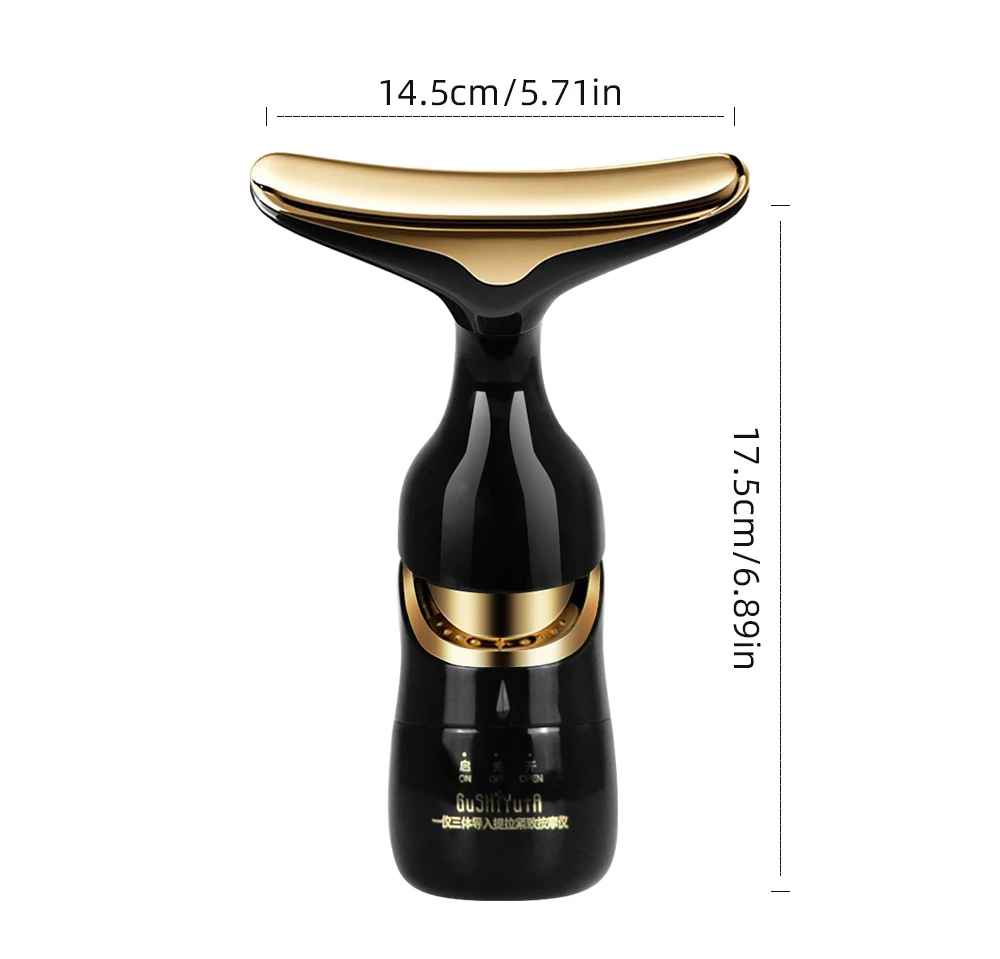 3 IN 1 EMS Face Lifting Massager Neck Firming Eye Massage Skin Fine Lines Beauty Tools Skin Lifting Tightening Device Skin Care Tool