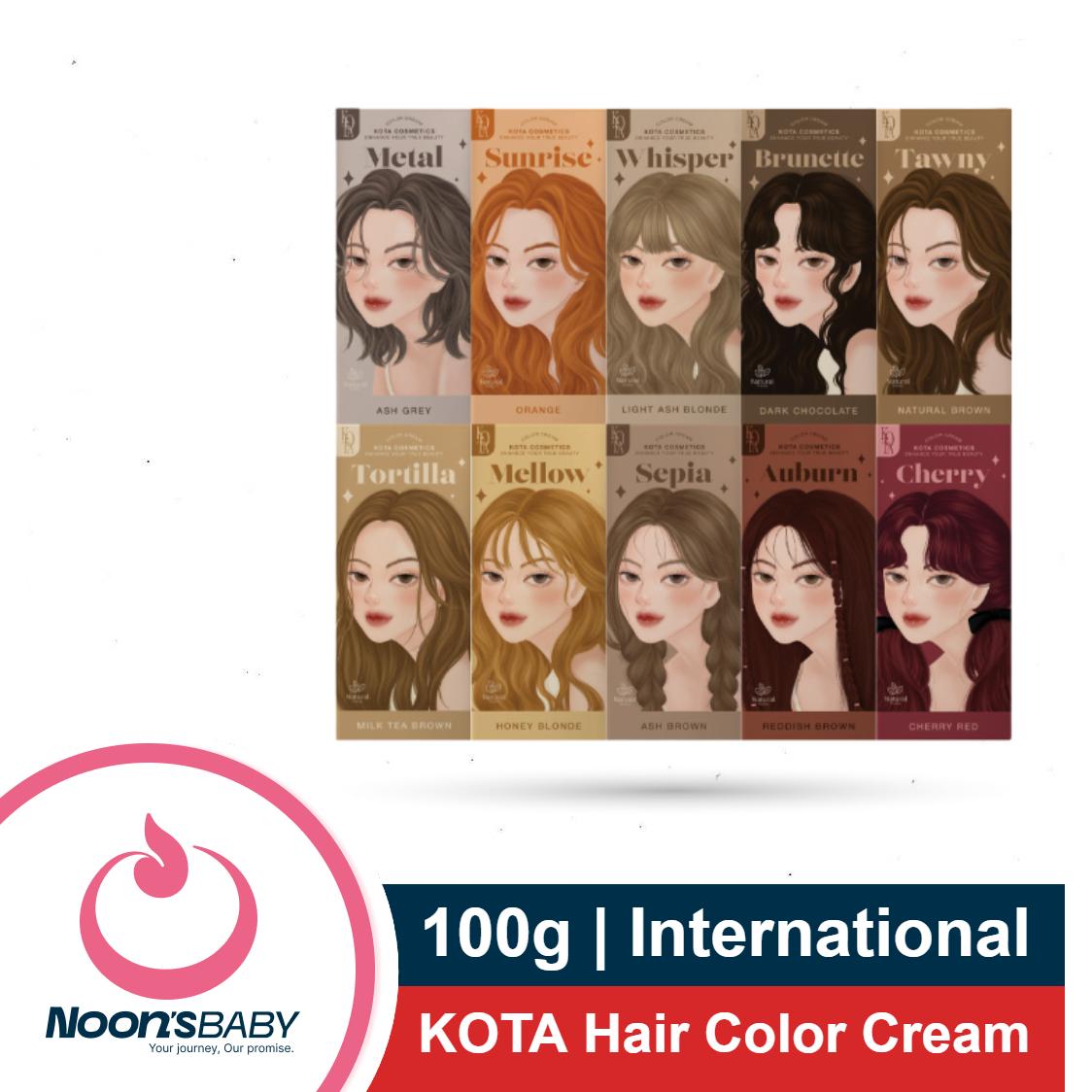 KOTA Hair Color Cream 100g | All Color Available