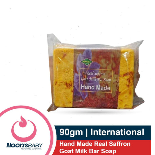 Real Saffron Goat Milk Bar Whitening Hand Made Soap 90gm
