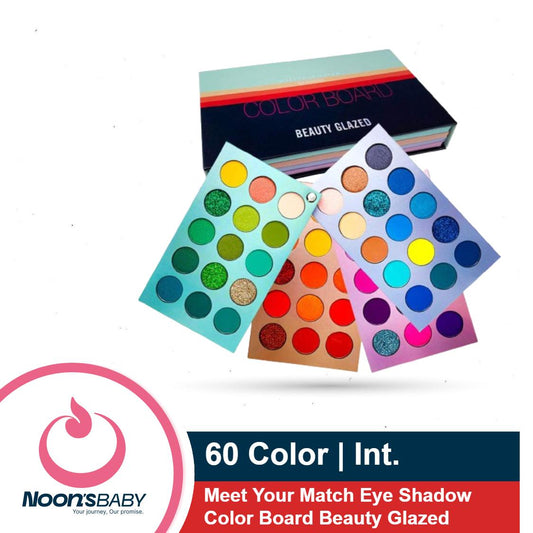 Meet Your Match Eye Shadow Tray 60 Color Board By Beauty Glazed
