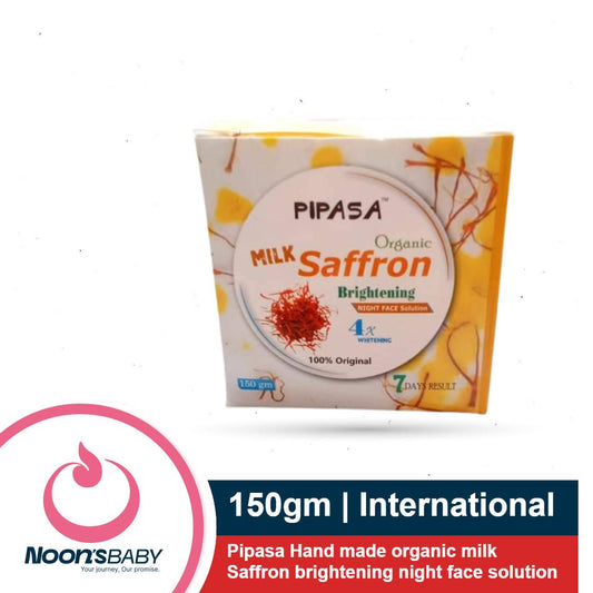 Pipasa Organic Milk Saffron Whitening Night Face Solution Face Pack 150g