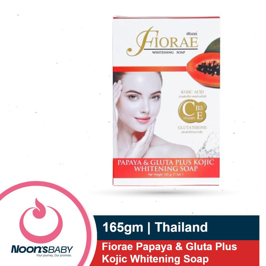 Fiorae Papaya & Gluta Plus Kojic Whitening Soap 165gm | Thailand