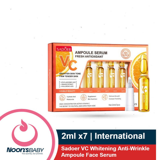 Sadoer Vitamin C Whitening Anti-Wrinkle Ampoule Face Serum 2ml x 7Pcs