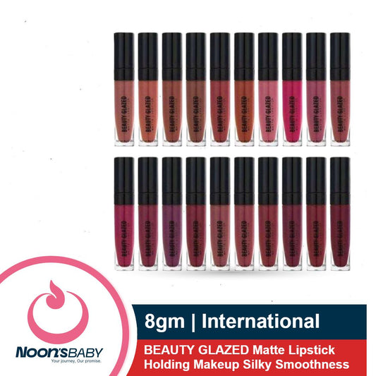 BEAUTY GLAZED Matte Lipstick Holding Makeup Silky Smoothness 8gm | All Shades Available