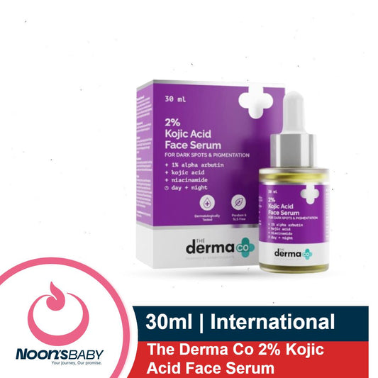 The Derma Co 2% Kojic Acid Face Serum 30ml I With 1% Alpha Arbutin & Niacinamide I For Dark Spots & Pigmentation I Anti-Pigmentation Face Serum For All Skin types | India