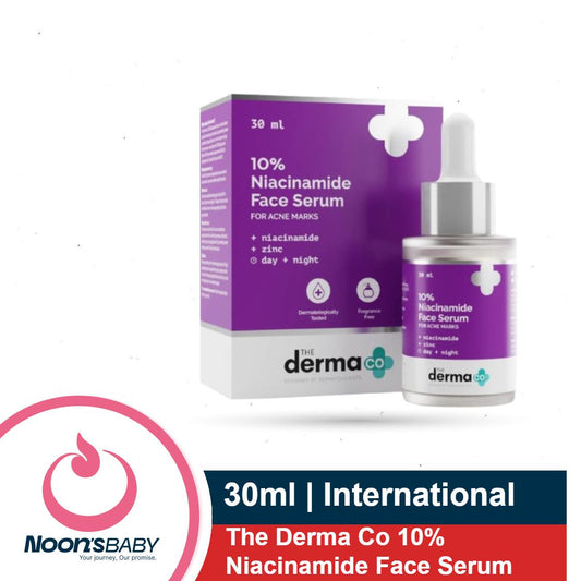 The Derma Co 10% Niacinamide Face Serum with Zinc for Acne Marks 30ml | Fades Acne Marks & Dark Spots | Controls Oil | India