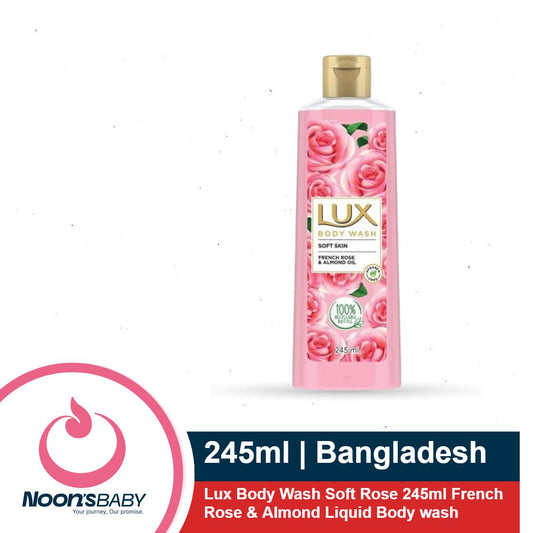 Lux Body Wash Soft Rose 245ml French Rose & Almond Liquid Body wash | Bangladesh
