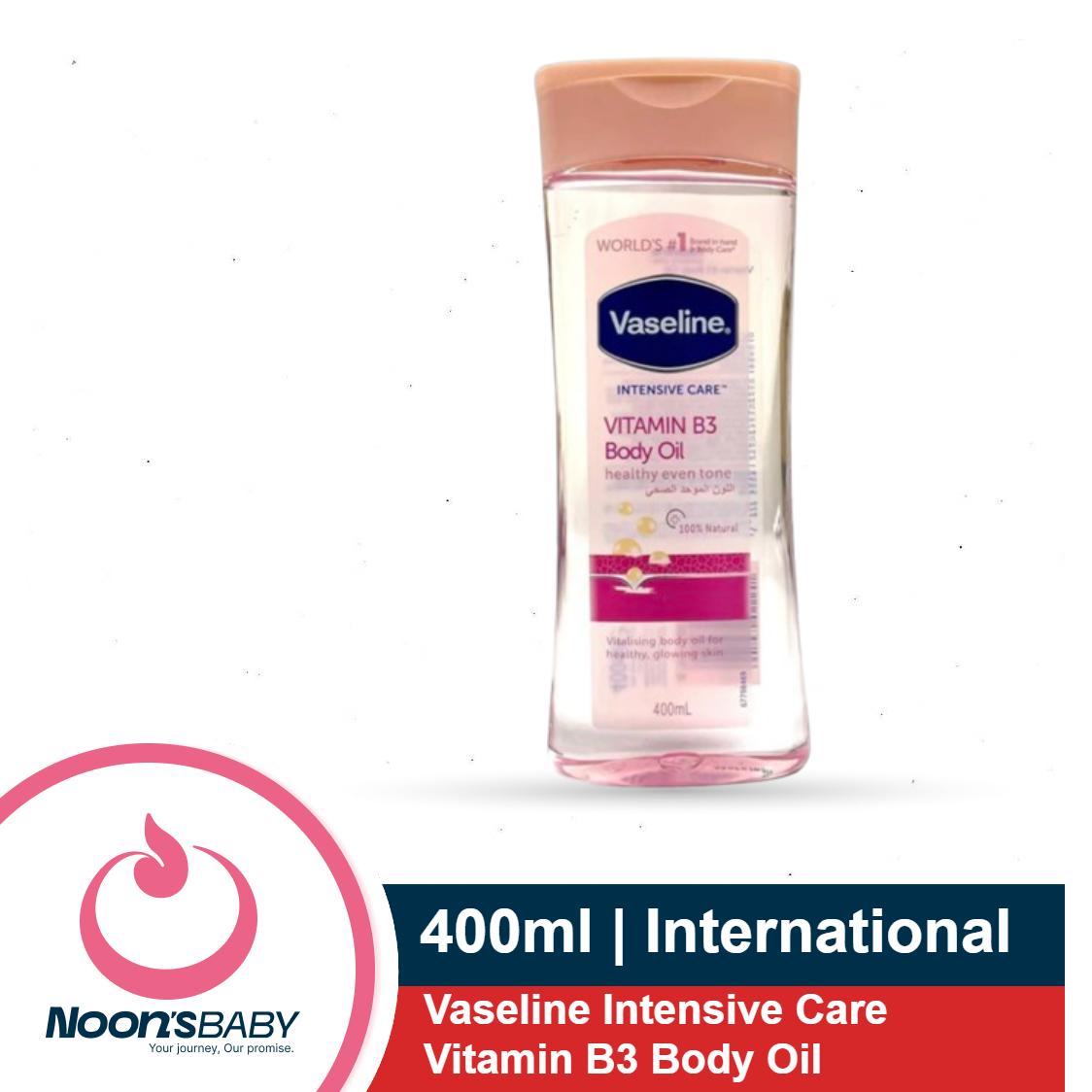Vaseline Intensive Care Vitamin B3 Body Oil 400ml / 200ml | International