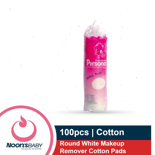 100pcs Round White Makeup Remover Cotton Pads