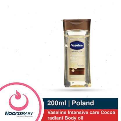 Vaseline Intensive Care Cocoa Radiant Body Gel Oil 200ml / Vitamin B3 Body Oil 400ml/ 200ml | International